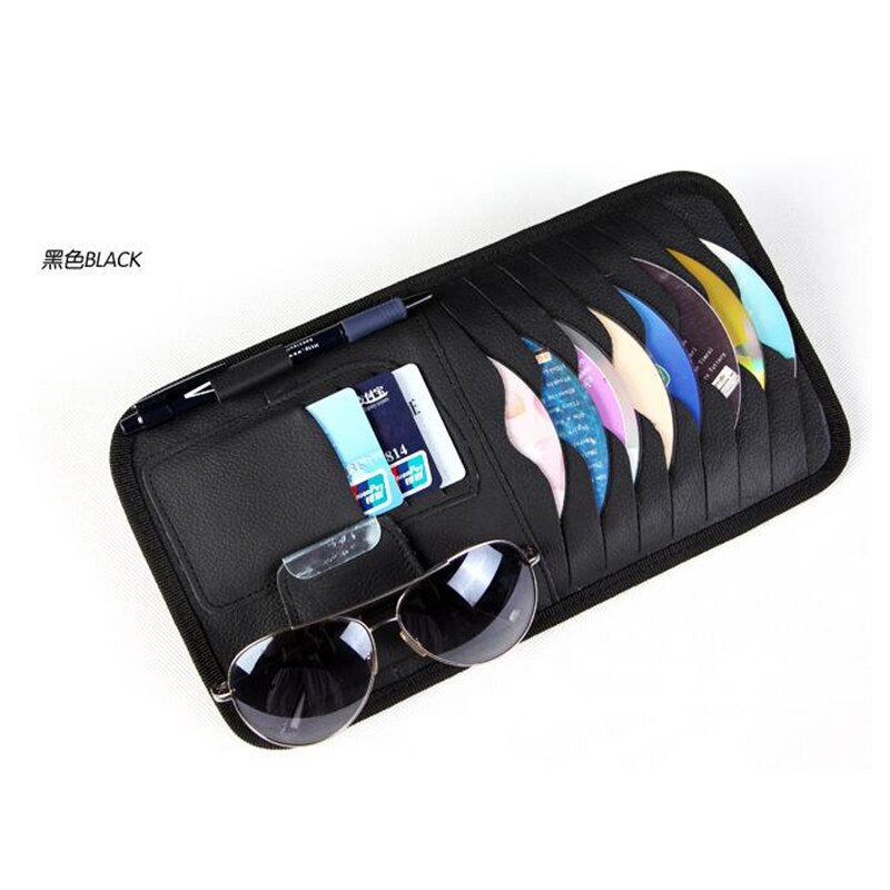 Pare-soleil et clip pour les yeux | clip de CD pour Benz w220 w202 w210 w203 w204 w163 w639 w638 w168 c180 c260 c300, accessoires de voiture: Black