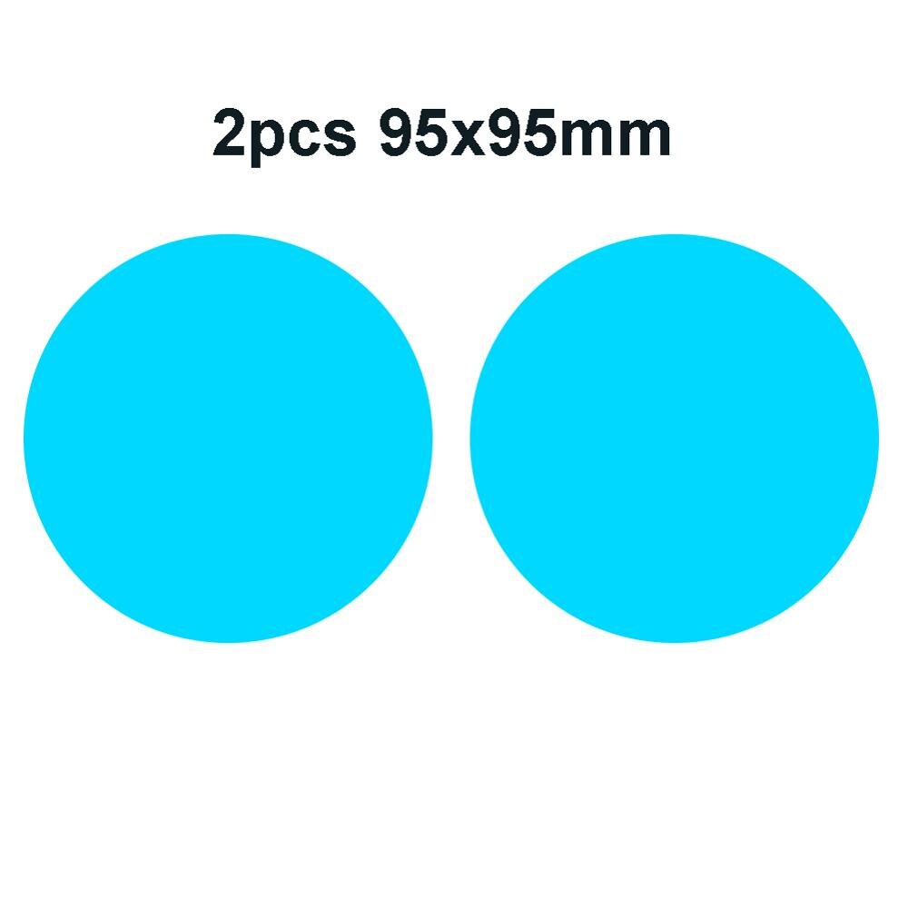 2/4PCS Car Side Rearview Mirror Waterproof Anti-Fog Film Side Window Glass Film Can Protect Your Vision Driving On Rainy Days: 2pcs 95mm round