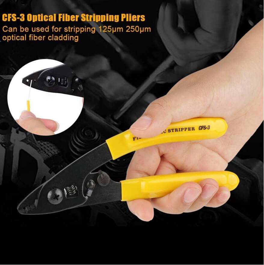 FTTH optic fiber cutter cfs-3 stripper Tri-Hole stripper fiber optic tool kits