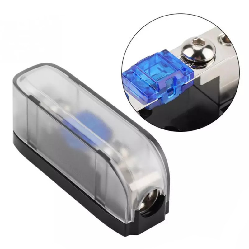 Portafusibles de potencia para Audio de coche, caja de fusibles para coche, 30-150A, Audio estéreo, unidireccional, bloque de distribución de energía