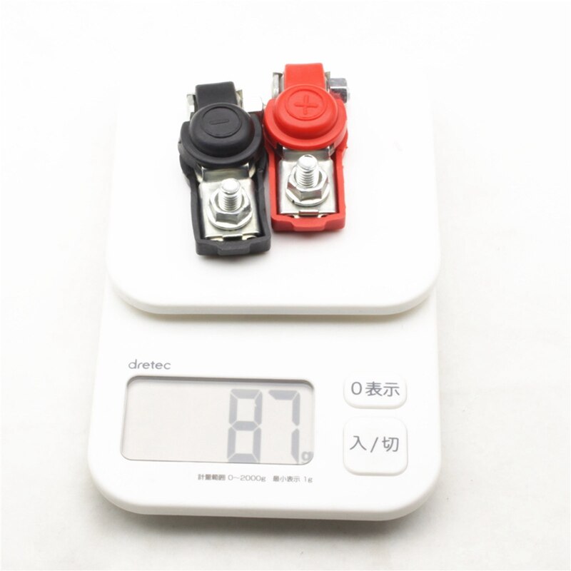 Negative Positive Battery Terminal Heavy Duty Car Vehicle Connector Cable Clamp Preservative Durable For Trucks Auto Accessories