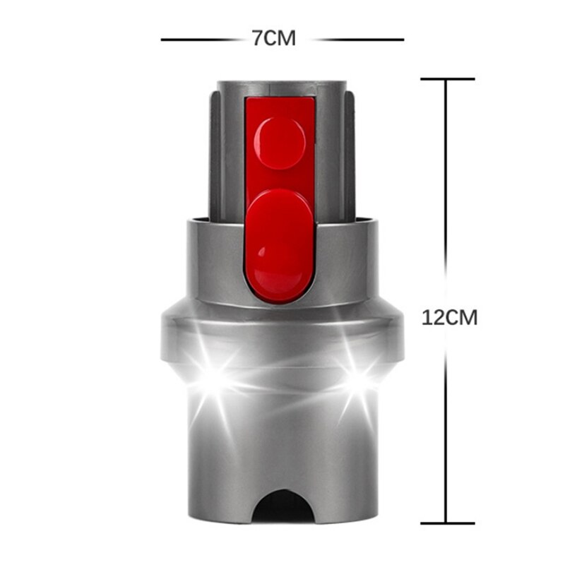 Convertidor de adaptador de iluminación LED para Dyson V7, V8, V10, V11, V15, piezas de aspiradora inalámbrica