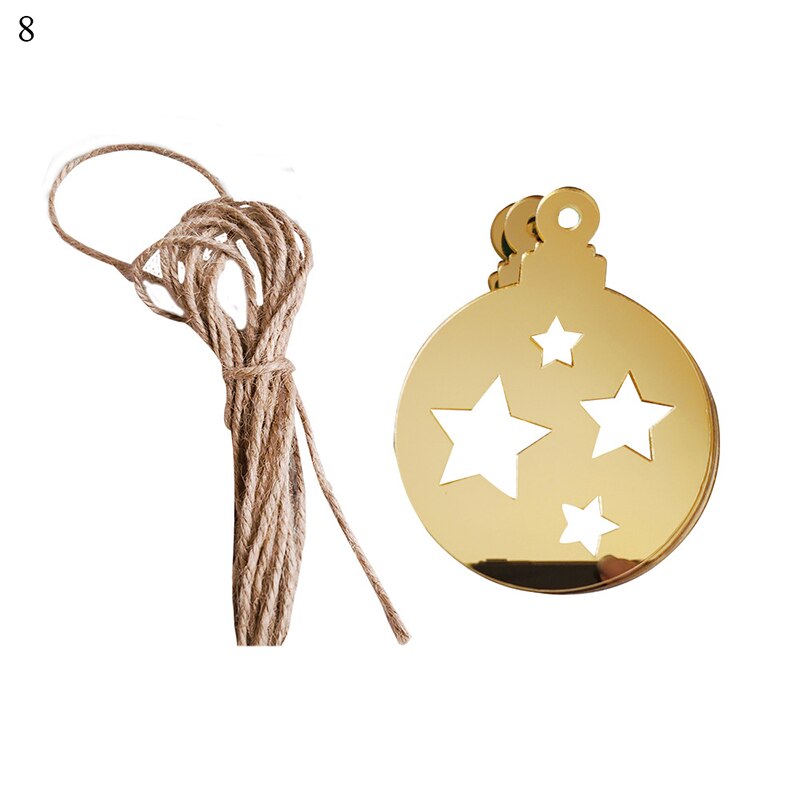 Kerst decoratie creatieve spiegel sticker gold sliver acryl spiegel stickers festival party stickers miroir