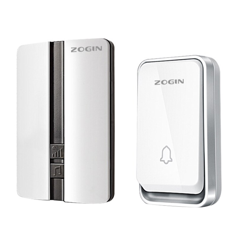 ZOGIN sonnette sans fil étanche sans batterie auto-alimenté système d'alarme de sécurité à domicile intelligent anneau de porte