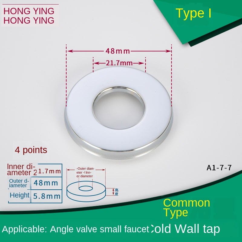 Rvs Kraan Decoratieve Cover Verhogen Met Hoge Diepte Driehoekige Valve Douchekraan Cover: I