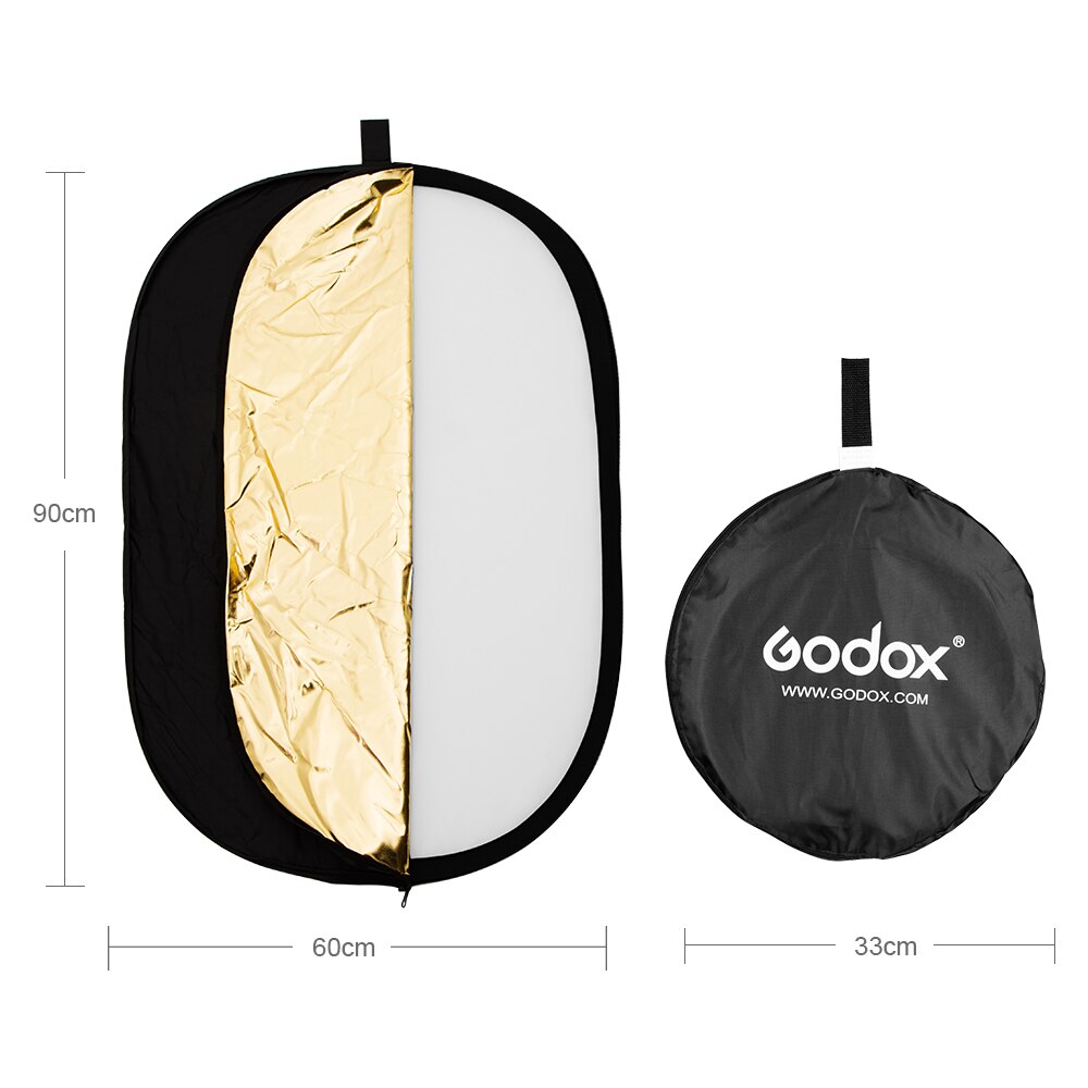 Godox 60x90 cm 24 &quot;-36&quot; 5 in 1 fotografie reflector Board Inklapbare voor Studio fotografie reflector