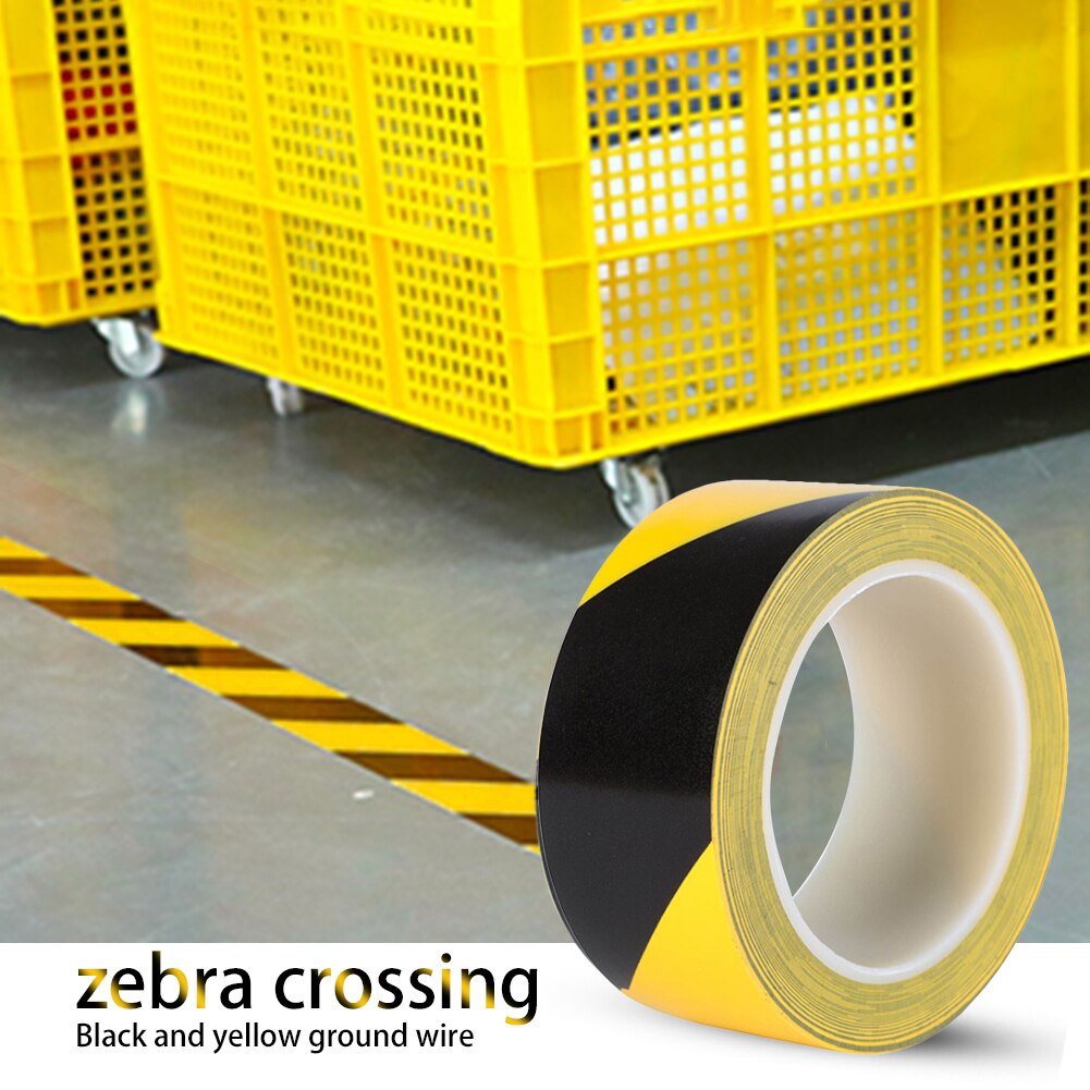 33M Gevaar Isolatie Waarschuwing Grip Tape Lijn Zelfklevende Outdoor Veiligheid Openbare Plaatsen Trappen Grond Vloer Teken Marker sticker