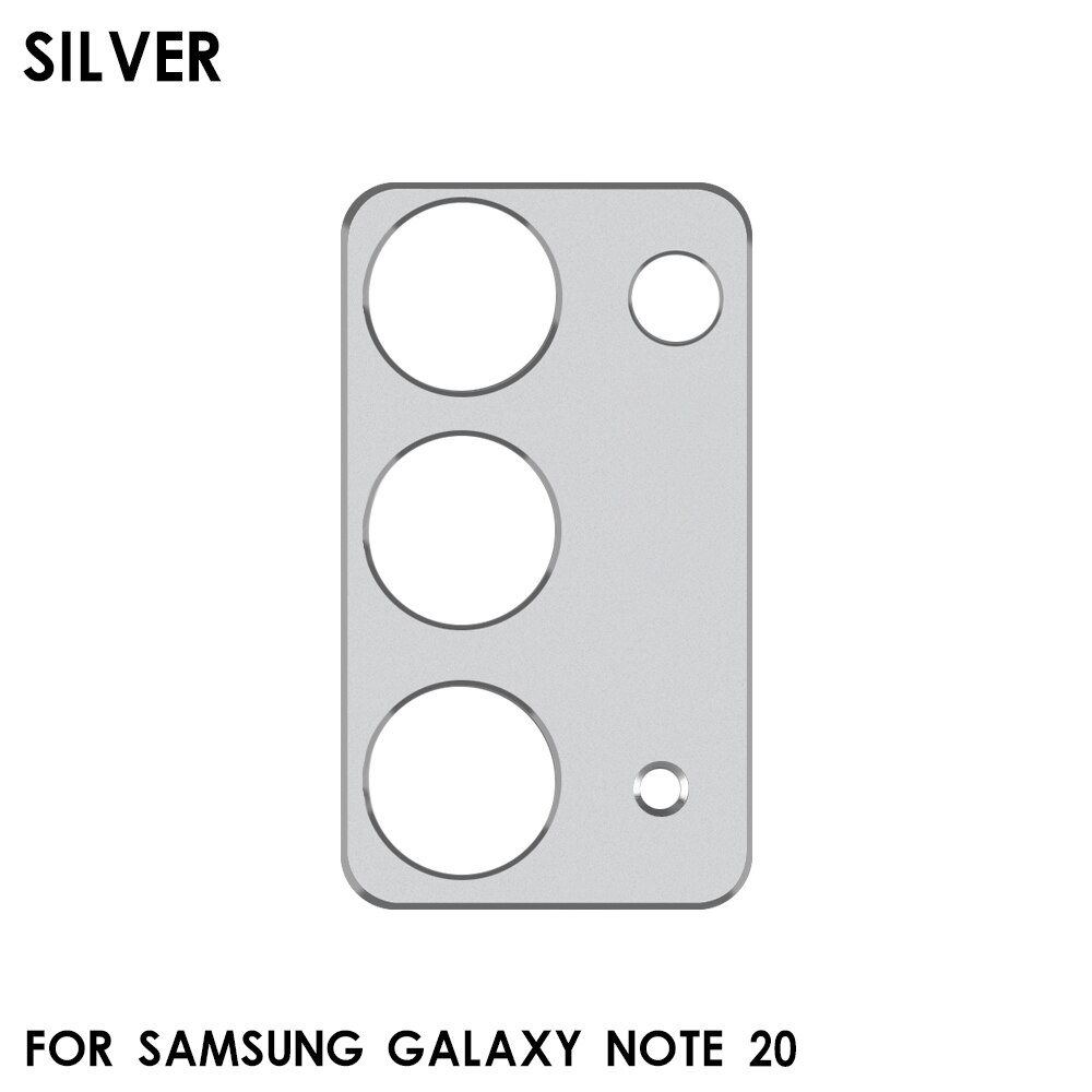 In Lega di alluminio a prova di Graffio Copertura Della Macchina Fotografica per Samsung Galaxy Note 20 20 Ultra Pellicola Protettiva Dello Schermo Obiettivo di Foglio di Protezione: SilverNote 20