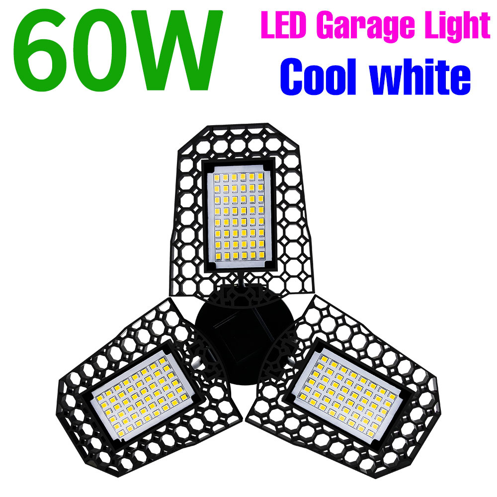 200w led-loftlampe til garage,  e27/e26 led-pærer ,  ac 220v kælderbelysning til lager, værksted 110v 40w 60w 80w 100w 150w: Lysegrå