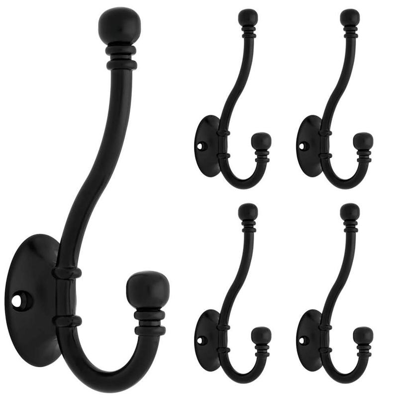 Fbchhb 5- fb-c kulslutkappa och hattkrok  (5- pack), platt svart , 5- pack: Default Title