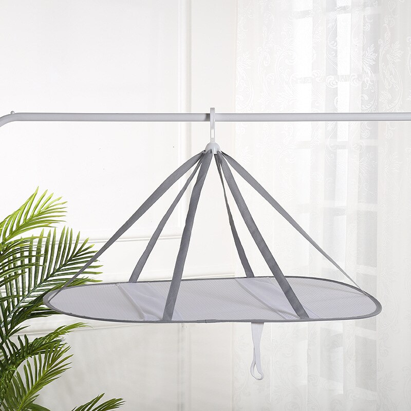 1pc Foldable Clothes Drying Net Basket Socks Underwear Sweater Drying Net Hanging Clothing Drying Basket Organizer Protect Cloth