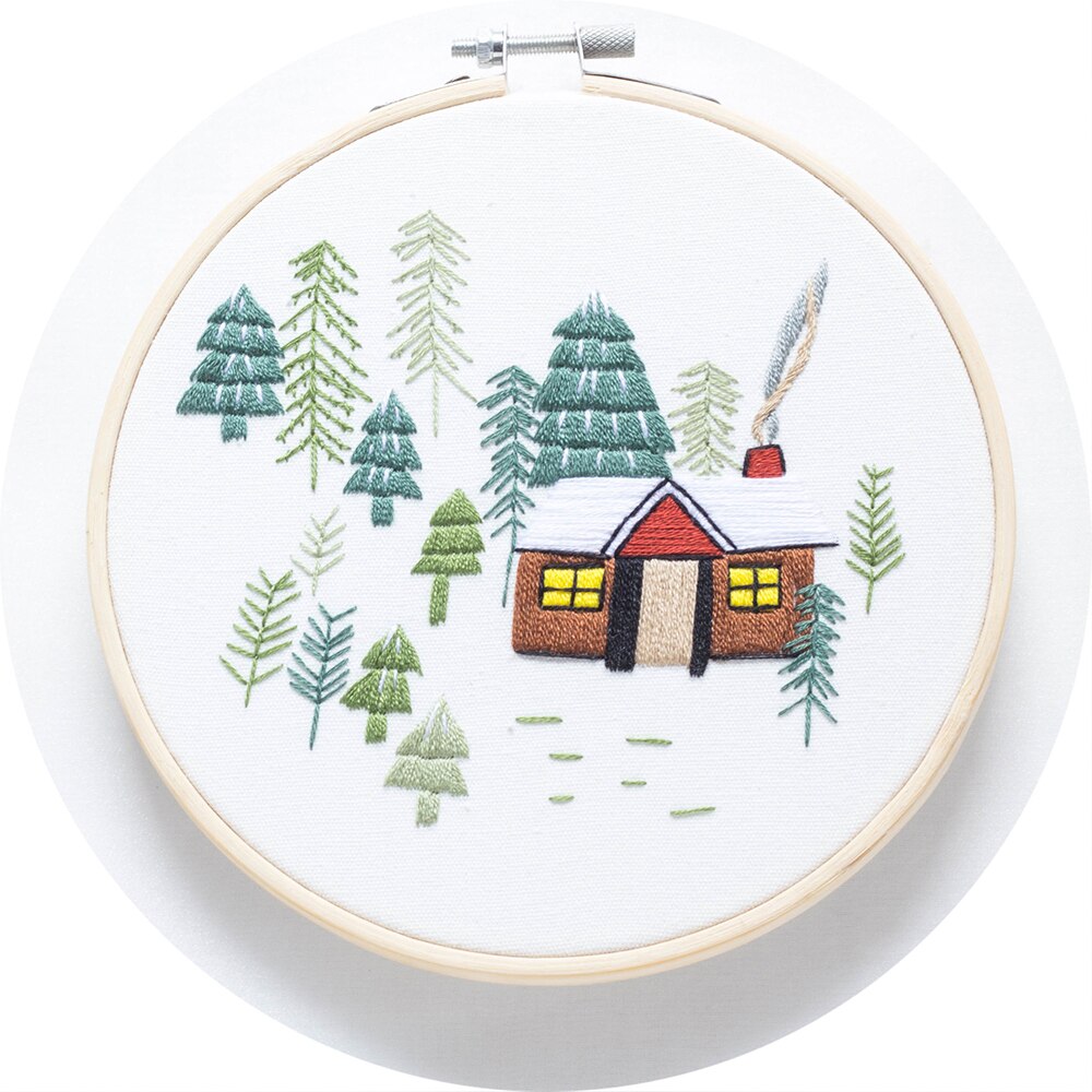 Decor Embroidery Kit Craft Needlework kit Beginners Handicraft lovers: 2