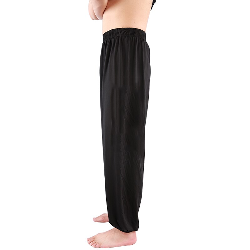 China Wind Volwassen Vechtsporten Broek Bruce Lee Volwassen Vechtsporten Broek Chinese Kung Fu Kleding Training Broek: Black has no pattern / Xxxl