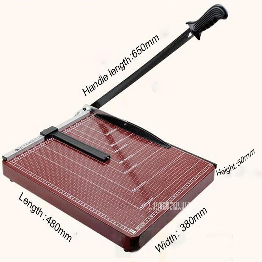 1PC A3QZD Iron Metal Ream Guillotine 17" A3 Size Stack Paper Cutter Paper Cutting Machine Photo Paper