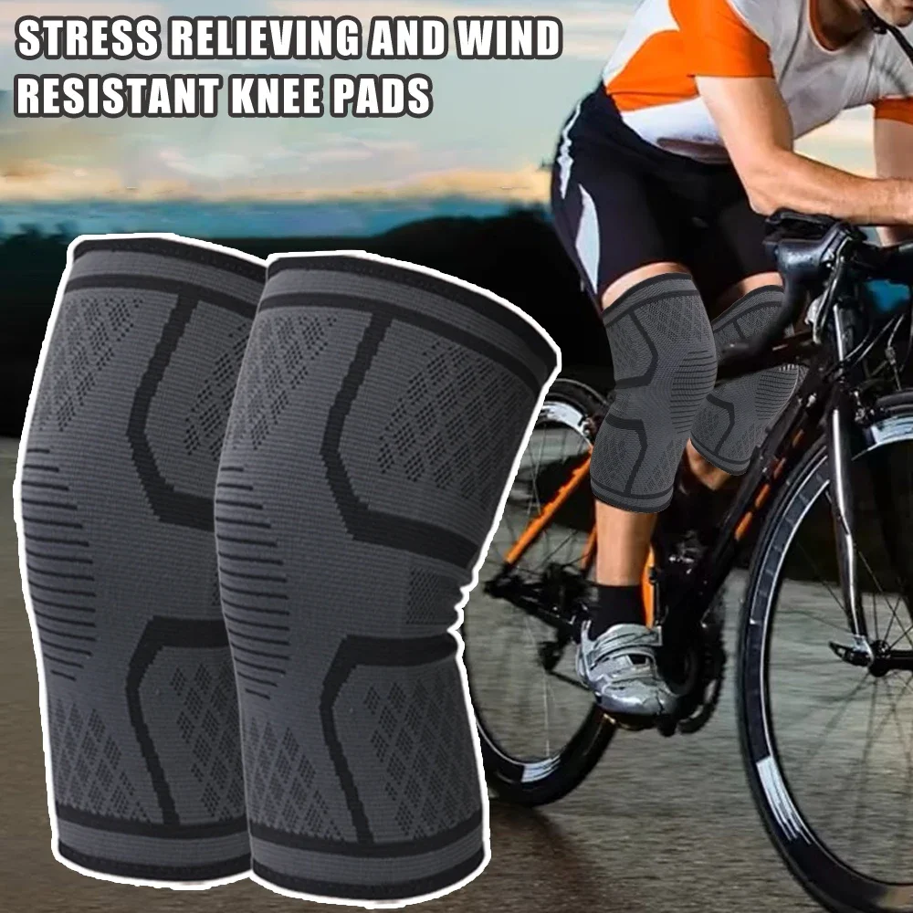 Kniebandage, Knie-Kompressionsmanschette für Knieschmerzen, Laufen, Gewichtheben, Kniebandagen, Unterstützung, atmungsaktiv, für Arthritis, Sport, Fitnessstudio