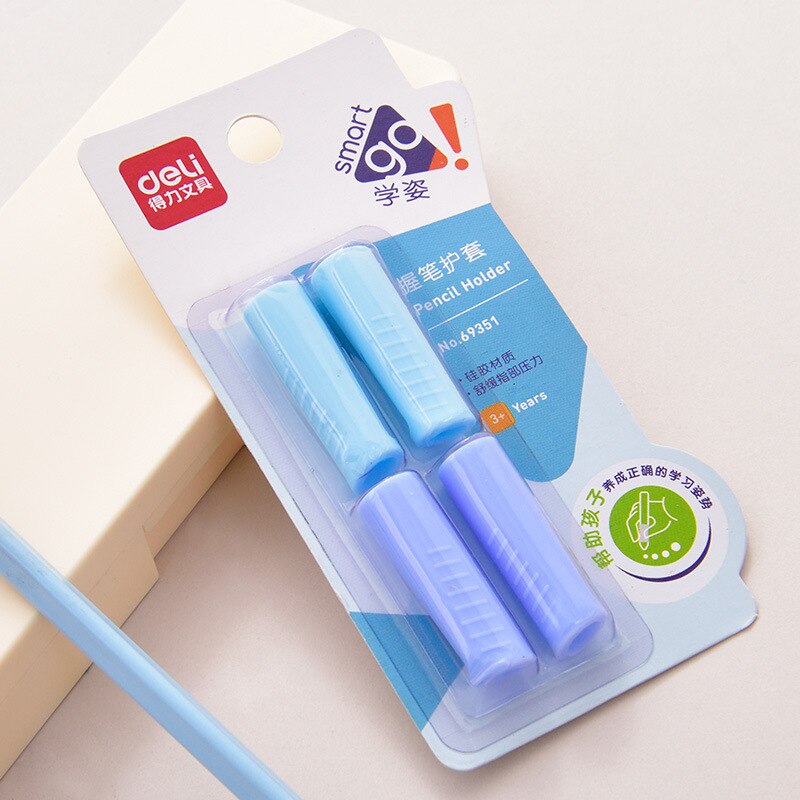 Delikatessen Bleistift Griff 4 stücke Niedliche Krake Silikon Bleistift Griffe Griffige freundlicher Schreiben Korrektor Kawaii Schule Liefert Material Escolar: 69351