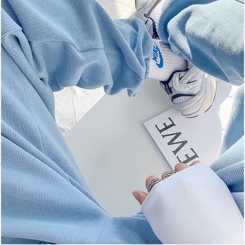 Casual Hosen Frauen 5 Farben Koreanischen Stil Weiblichen Feste Studenten Frühjahr Kordelzug Lose Mujer Hipster Gerade Hosen Täglichen Kpop