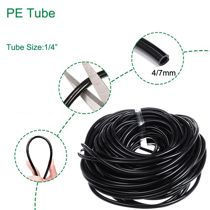 Micro kit de rega da planta do gotejamento diy sistema de resfriamento pulverizador da névoa da irrigação do jardim com bocais ajustáveis kit de resfriamento do pulverizador