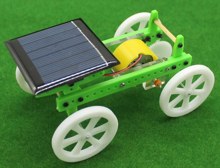 solar toys DIY Technology Science Kits solar toy car Four Wheel Drive Car Model Education Scientific Experiment Toy
