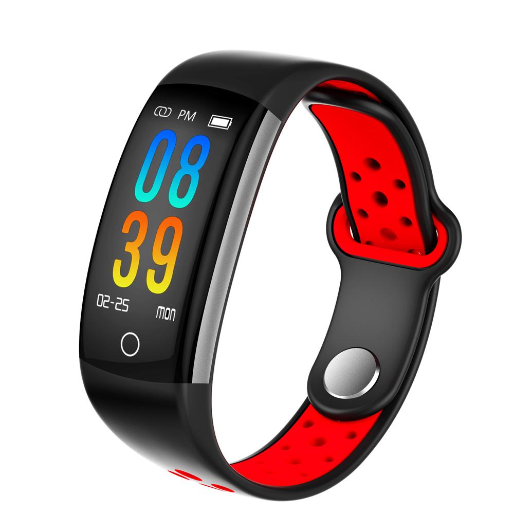 Smart Armband Vrouwen Q6 Bluetooth Smartwatch Mannen Hartslag Bloeddrukmeter Sport Horloge Fitness Tracker voor Android IOS