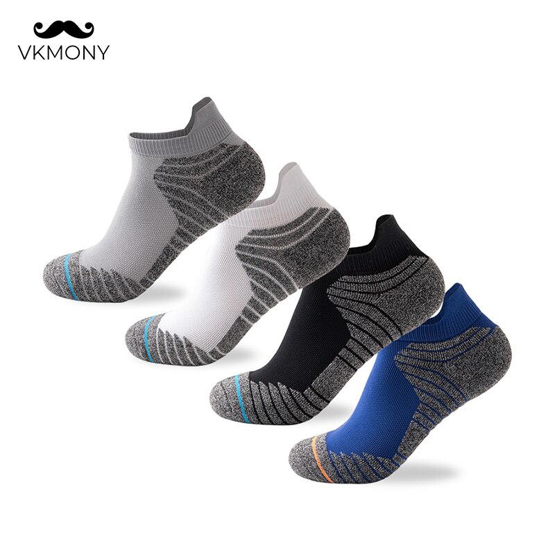 Men athletic socks no show running socks outdoor man sport socks cycling walking socks VKMONY