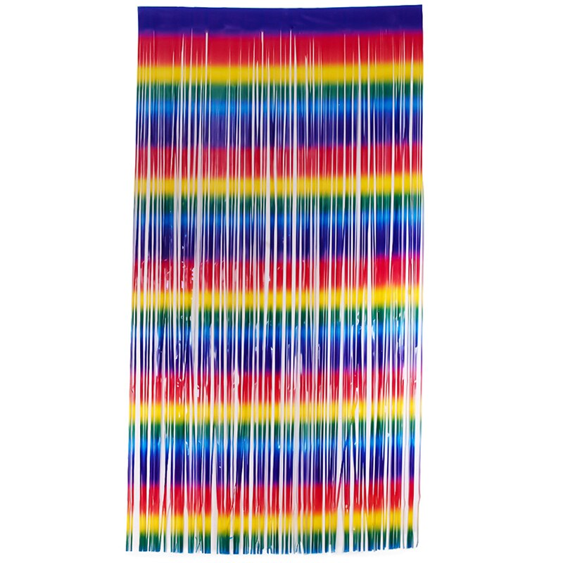 Kolor Macaron girlanda z lamety zasłony ślubne urodziny tło imprezowe zasłony niemowlę prysznic foto budka dekoracje ścienne zasłony