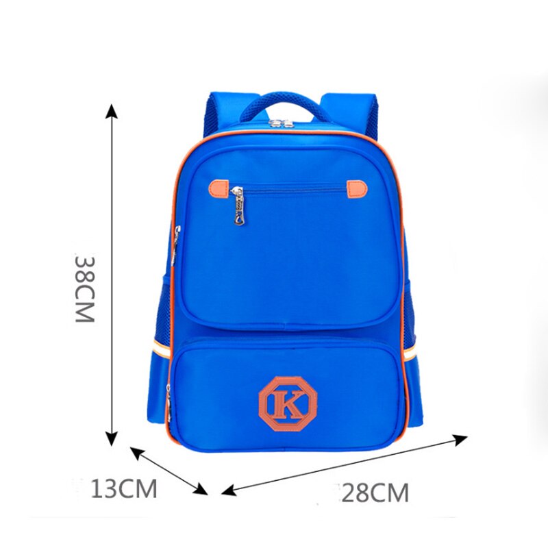 children's school bag high density waterproof nylon primary school backpack: Small sky blue