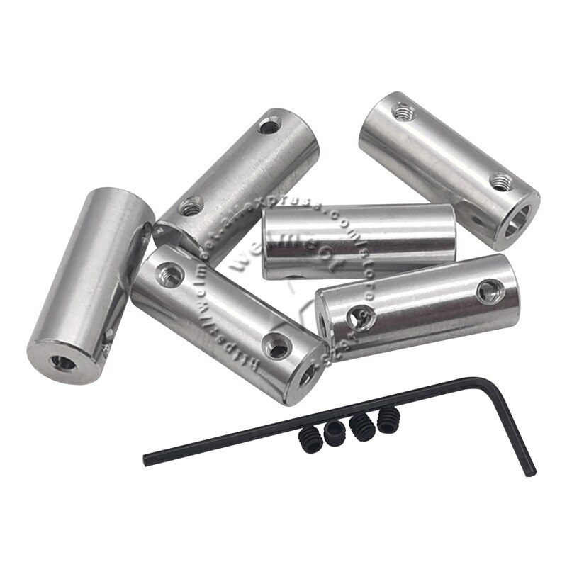 2mm/2,3mm/3,17mm/4mm/5mm/6mm Welle Starre Kupplung koppler Motor Anschluss Hülse Buchse Für Auto Schiff Modell