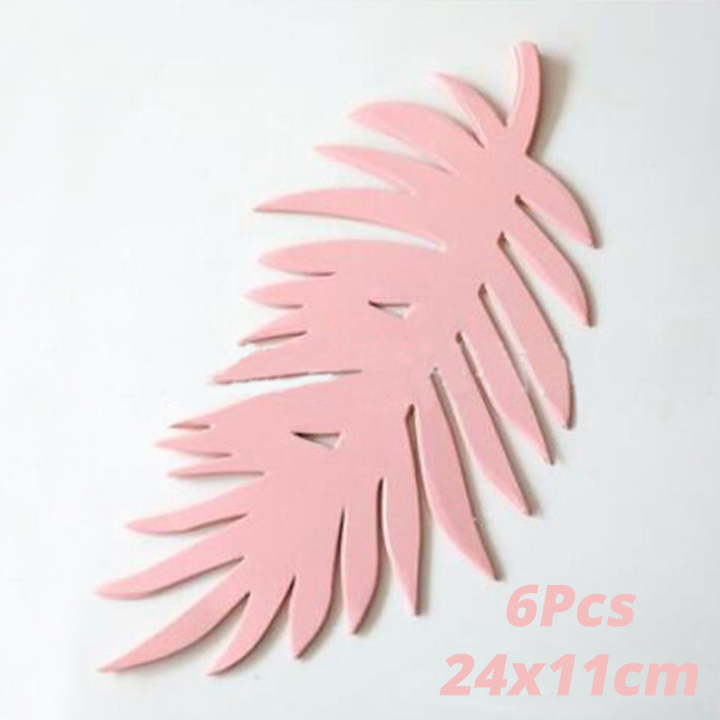 Baby shower 30cm vägg bakgrund blommor papper blommor bröllop dekoration diy konstgjord blomma ros papper hantverk bröllop blomma: 6 st blad 2