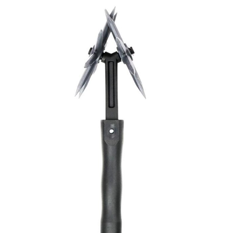 Handheld Rotary Cultivator Two-In-One Soil Turning Tool Manual Lawn Ripper Plastic Handle Garden Aerobic Rotary Tiller Tillage