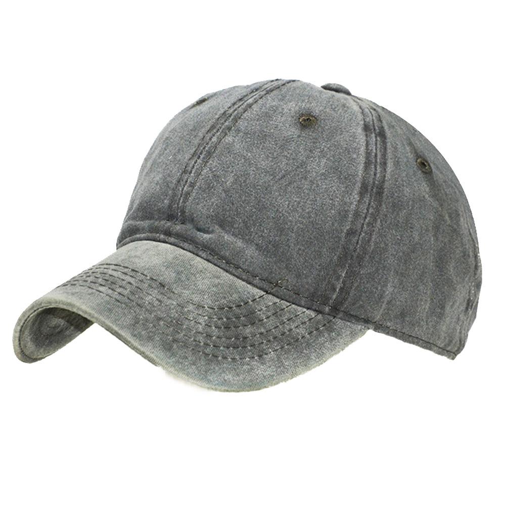 Mounchain vuxen unisex tennis keps vintage tvättad bomull justerbar solhatt baseball keps 54-60 cm justerbar fri storlek