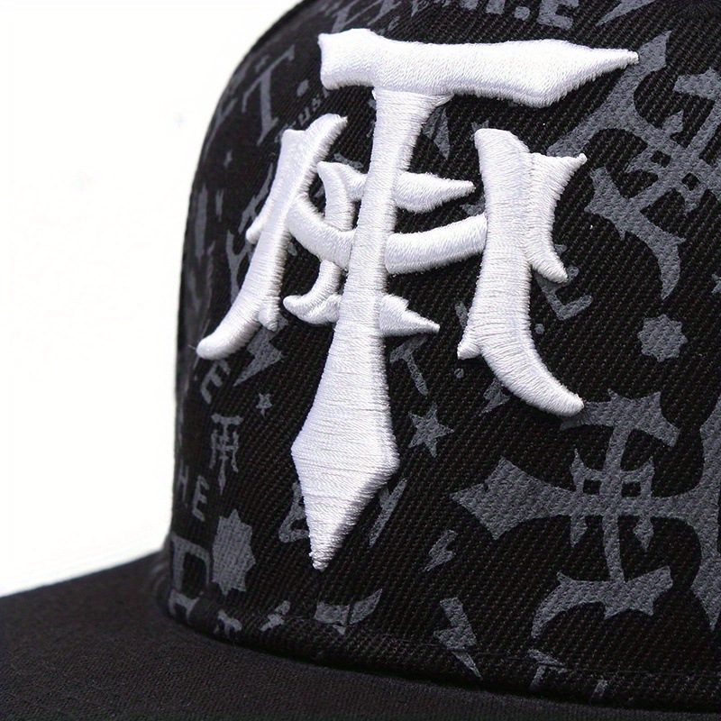 Gorra de béisbol de ala plana, sombrero Hipster bordado, estilo europeo, Hip Hop