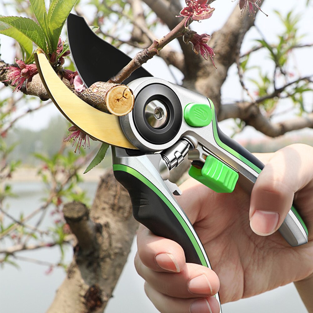 Tijeras de podar para horticultura, herramienta para cortar arbustos, jardinería, ramas, huerto, plegable