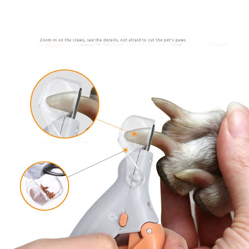 Moulin à ongles pour animaux domestiques | Coupe-ongles pour chat, loupe de 5X, outil de toilettage pour chien chat griffes pour animaux domestiques