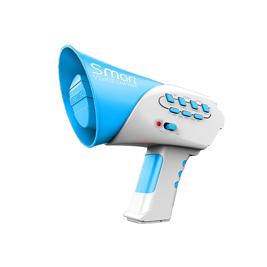 Smart Multi Voice Changer Loudspeaker 7 Different Voice Modifiers Speaker Toy: Blue