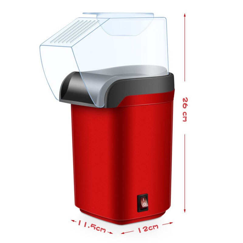 Home Kitchen Kids Electric Corn Popcorn Maker Household DIY Automatic Mini Air Popcorn Making Machine
