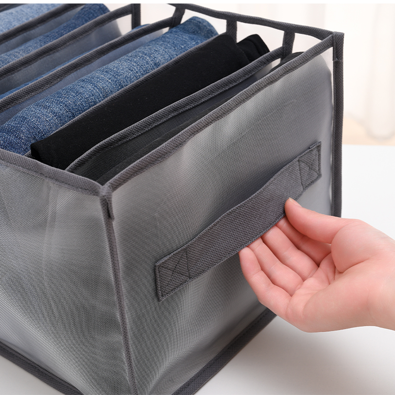 7 Compartiment Jeans Organizer Closet Organizer Closet Divider Lade Organizer Opvouwbare Ondergoed Organizer