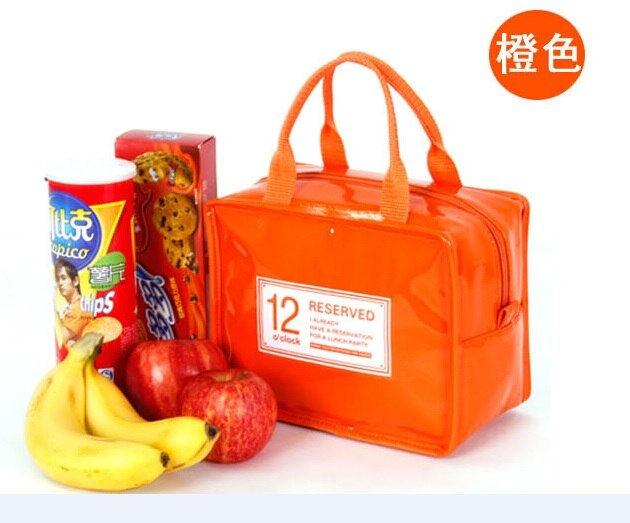 Tragbare mittagessen tasche dicker Thermische Auto kühler box kühlung tasche bolsa termicac: Orange