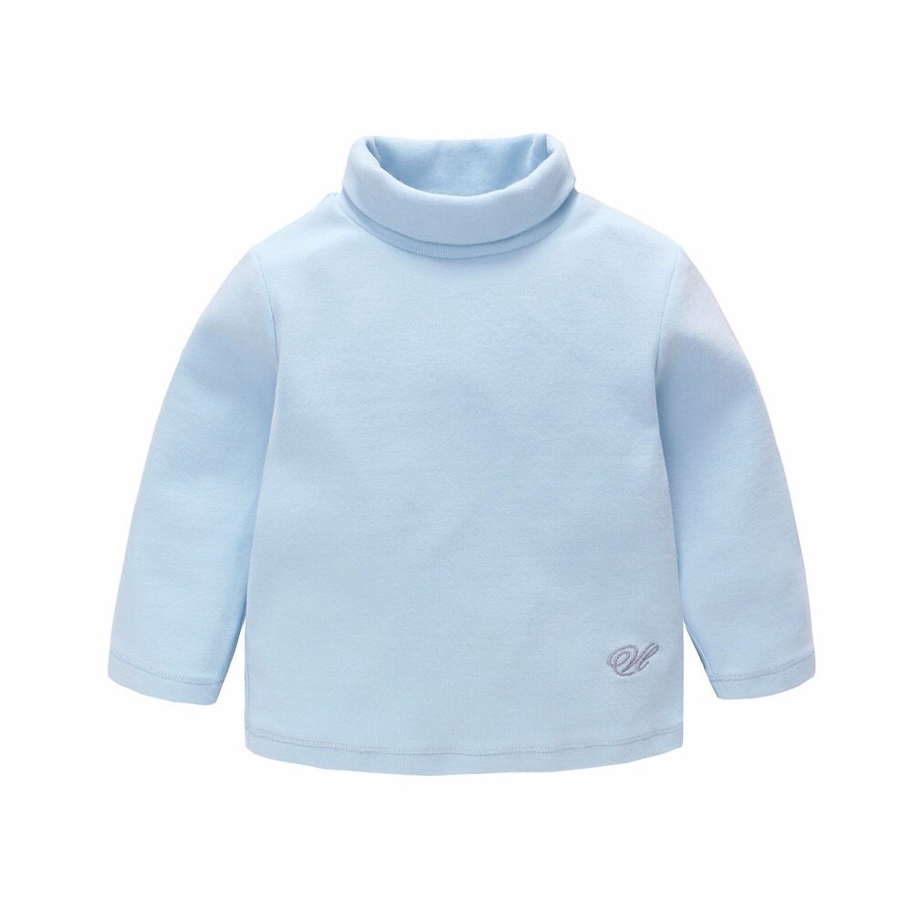 Vlinder – T-shirt à manches longues pour enfants, joli haut à col haut pour garçons et filles, 9M ~ 4T