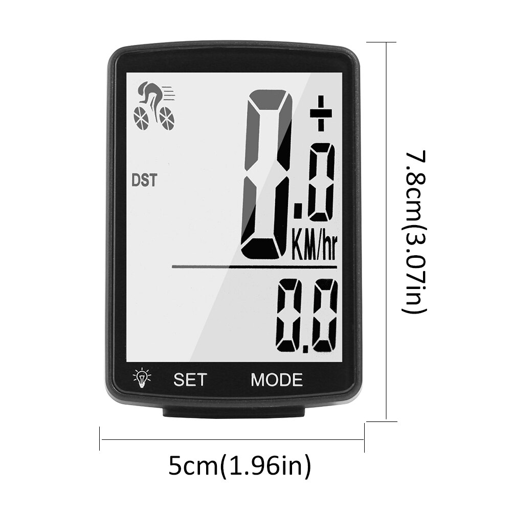 Wireless Bicycle Speedometer Cycling Computer Multi Functions Waterproof Cycling Odometer Black For MTB Road Bike Gps Computer