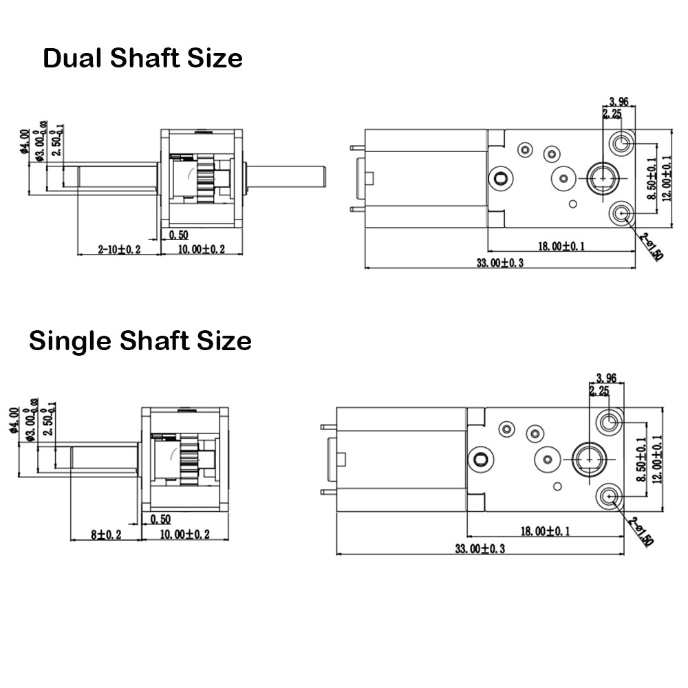 1Stck N20 Getriebe Motor- DC 3V-12V 4RPM-381RPM Langsam Geschwindigkeit Hohe Drehmoment Dual Achse Motor- Alle Metall Wurm die Ermäßigung Motor- für Clever Roboter