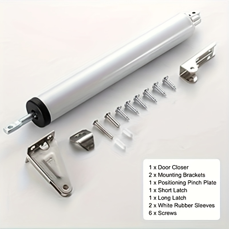 Automatyczny samozamykacz robić drzwi domowych z cichym buforowaniem, otwieracz robić drzwi drewnianych z odbiciem, uchwyt ochronny robić drzwi, okucia, urządzenie robić zamykania drzwi.