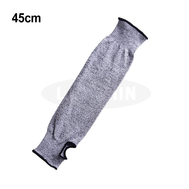 Mangas de seguridad resistentes al corte, protege el brazo del calor y del corte, Mangas de seguridad de 5 niveles: 45cm  1pcs