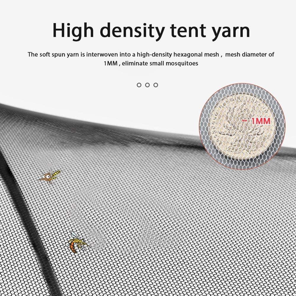 Universeel klamboe voor kinderwagen, volledige hoes, opvouwbare anti-muggenhoes, ultrafijn gaas voor kinderwagens