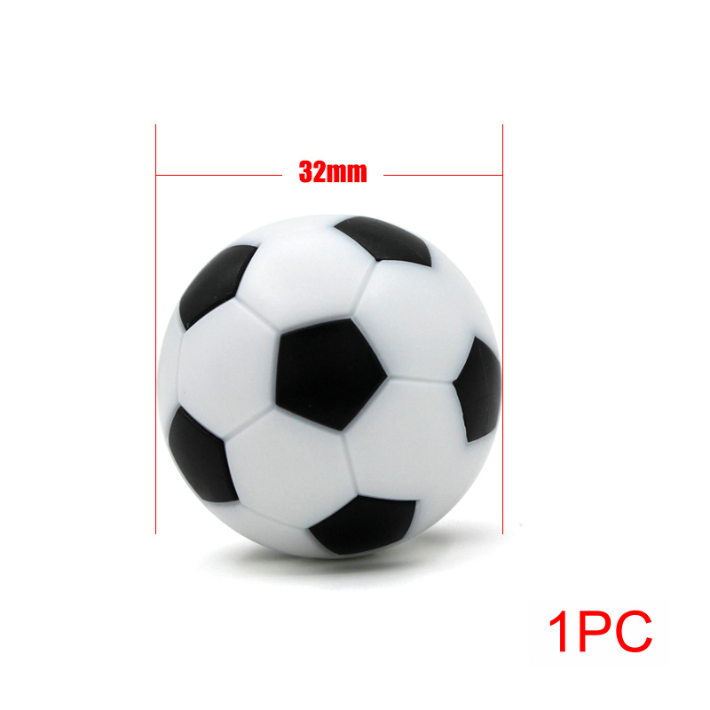 6PCS/lot 32mm Small Soccer Ball Mini Table Football Balls Black White Soccer Ball for Entertainment Flexible Trained Relaxed Toy: PURPLE