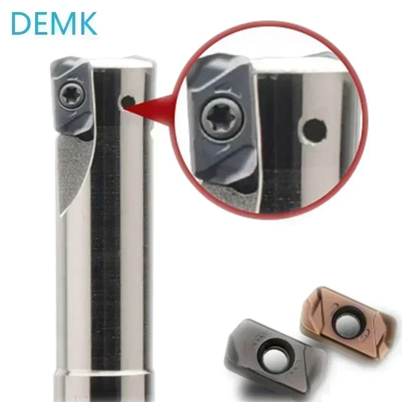 Serie EXN03R Supporto per fresatura bifacciale ad avanzamento rapido per LNMU0303 LNMU0303ZER Inserti in metallo duro di alluminio Fresa frontale CNC