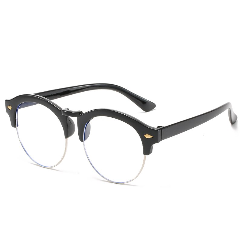 Anti-blau Licht freundlicher Brille Junge Mädchen Spiel lesen Computer schutzbrille Klar freundlicher Runde Anti Blau Brillen