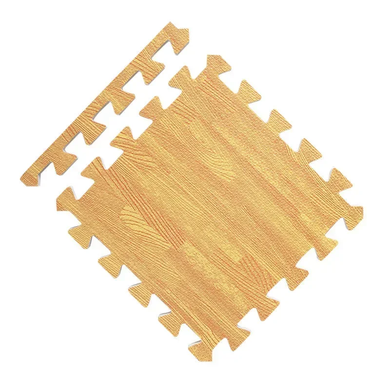 Houtnerf Puzzel Mat Baby Foam Play Splicing Slaapkamer Thicken Zachte Moderne Floor Kids Tapijt Woonkamer Kruipen Tapijt Play mat: 200Cm * 150Cm / Blauw
