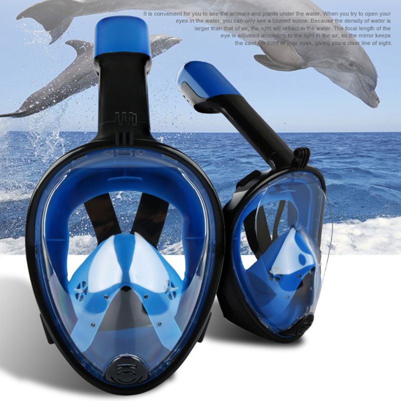 Diving Mask Full Face Snorkeling Mask Underwater Anti Fog Spearfishing Mask