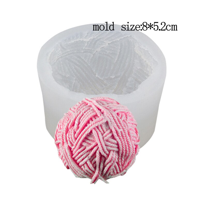 Candela al limone fai-da-te stampo in silicone aromaterapia formaggio arancia fragola candela sapone che fa muffa: woollen mold 1